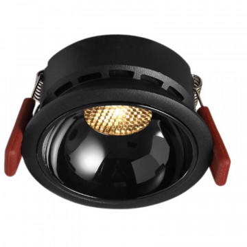 Встраиваемый светодиодный светильник DOT DLUX COB LED 10W 3000K DA7010BK