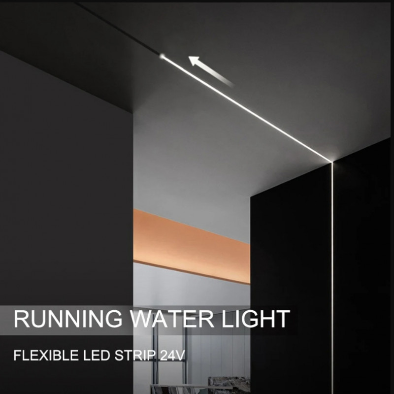 Светодиодная лента бегущая вода DLUX 2835-120 3000K от Sto-watt